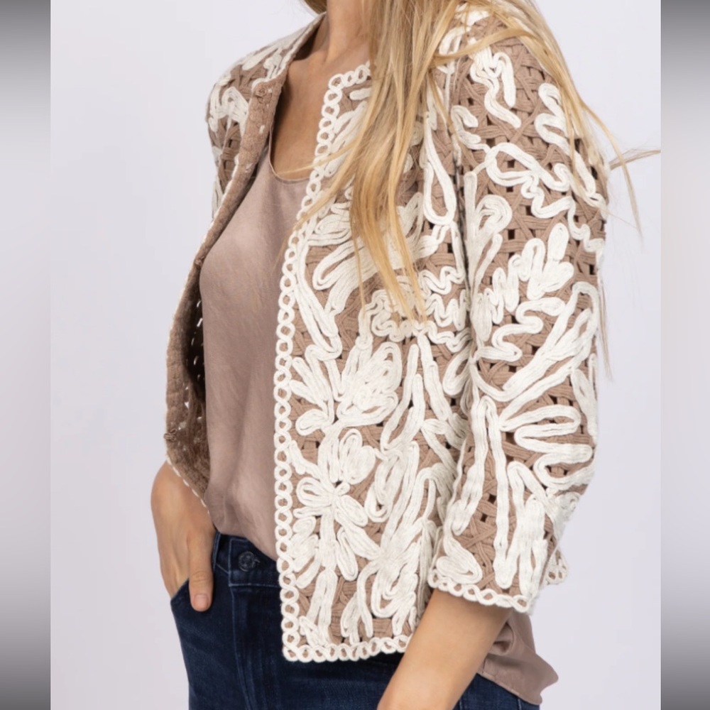 Nic+Zoe Spring Soiree Jacket
In Neutral Multi - Picture 3 of 12